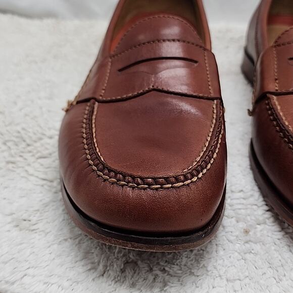 COLE HAAN STYLE: PINCH GRAND PENNY LOAFERS PAPAYA LEATHER MENS 11.0 VGUC ELEGANT main image 14